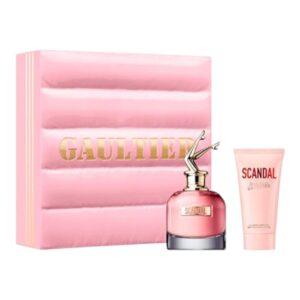 Photoroom_20250202_075736 Kit Perfume Feminino Scandal De Jean Paul Gaultier Eau De Parfum 80 MI E Body Lotion 75ml