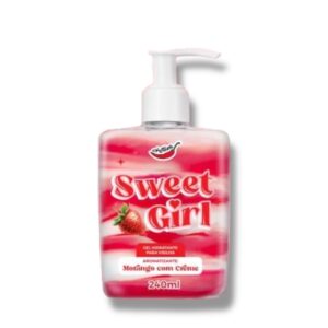 Photoroom_20250219_153304 Sweet Girl Gel Aromatizante Morango com creme Hidratante Virilha e Corpo Chillies 250ml