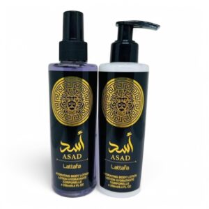 Kit Árabe ASAD Hidratante e Colônia Corporal 250ml