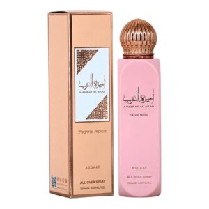 Perfume Cabelo E Corpo Ameerat Al Arab Prive Rose Lattafa All Over Spray 150ml