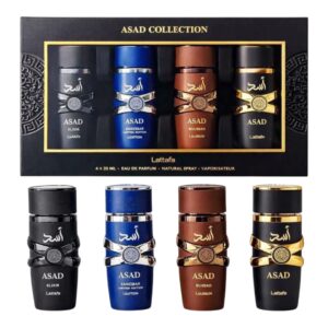Kit Lattafa Asad Collection Masculino - Eau de Parfum 4X25Ml