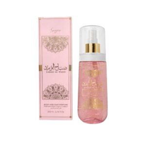 Body and Hair Perfume Sabah Al Ward Sugar 200ml – Perfume Floral para Corpo e Cabelo