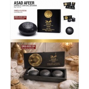 ASAD AFEER SABONETE CORPORAL EM BARRA - AFEER 150g