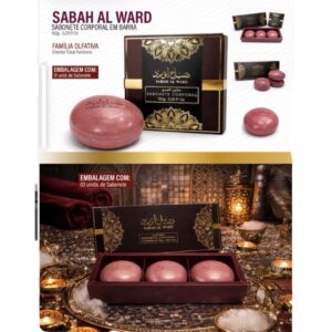 SABAH AL WARD SABONETE CORPORAL EM BARRA - AFEER 150G