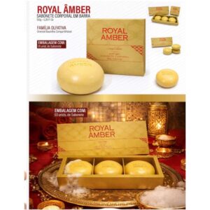 ROYAL ÂMBER SABONETE CORPORAL EM BARRA - AFEER 150g